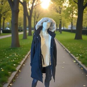 Hollister Black Jacket with Logo